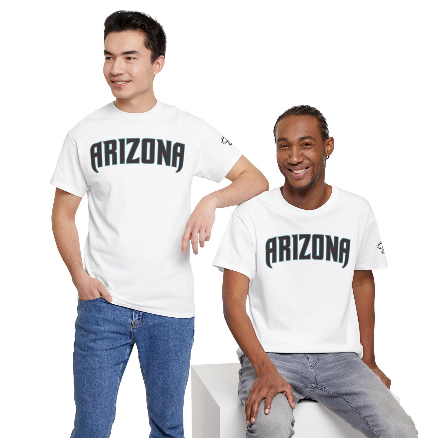 Arizona Diamondbacks T‑Shirt — Retro State Graphic Tee with Snake Logo