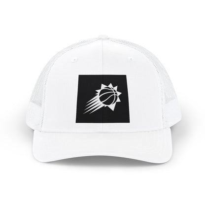 Phoenix Suns Vintage Logo Snapback Trucker Cap — Retro Basketball Mesh Hat