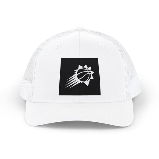 Phoenix Suns Vintage Logo Snapback Trucker Cap — Retro Basketball Mesh Hat