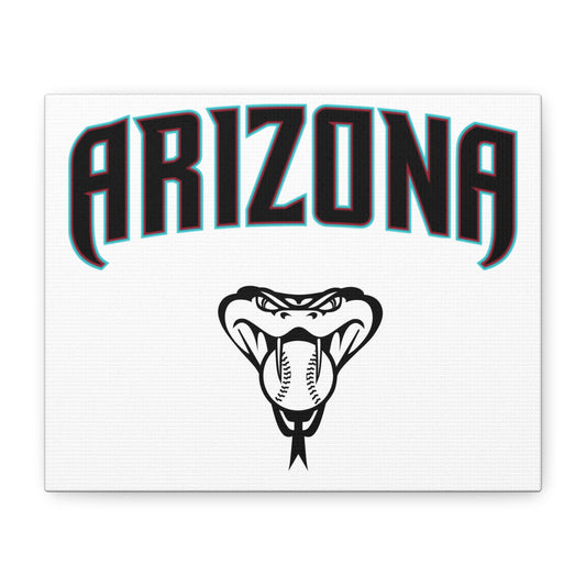 Arizona Diamondbacks Canvas Print — Stretched Matte Wall Art