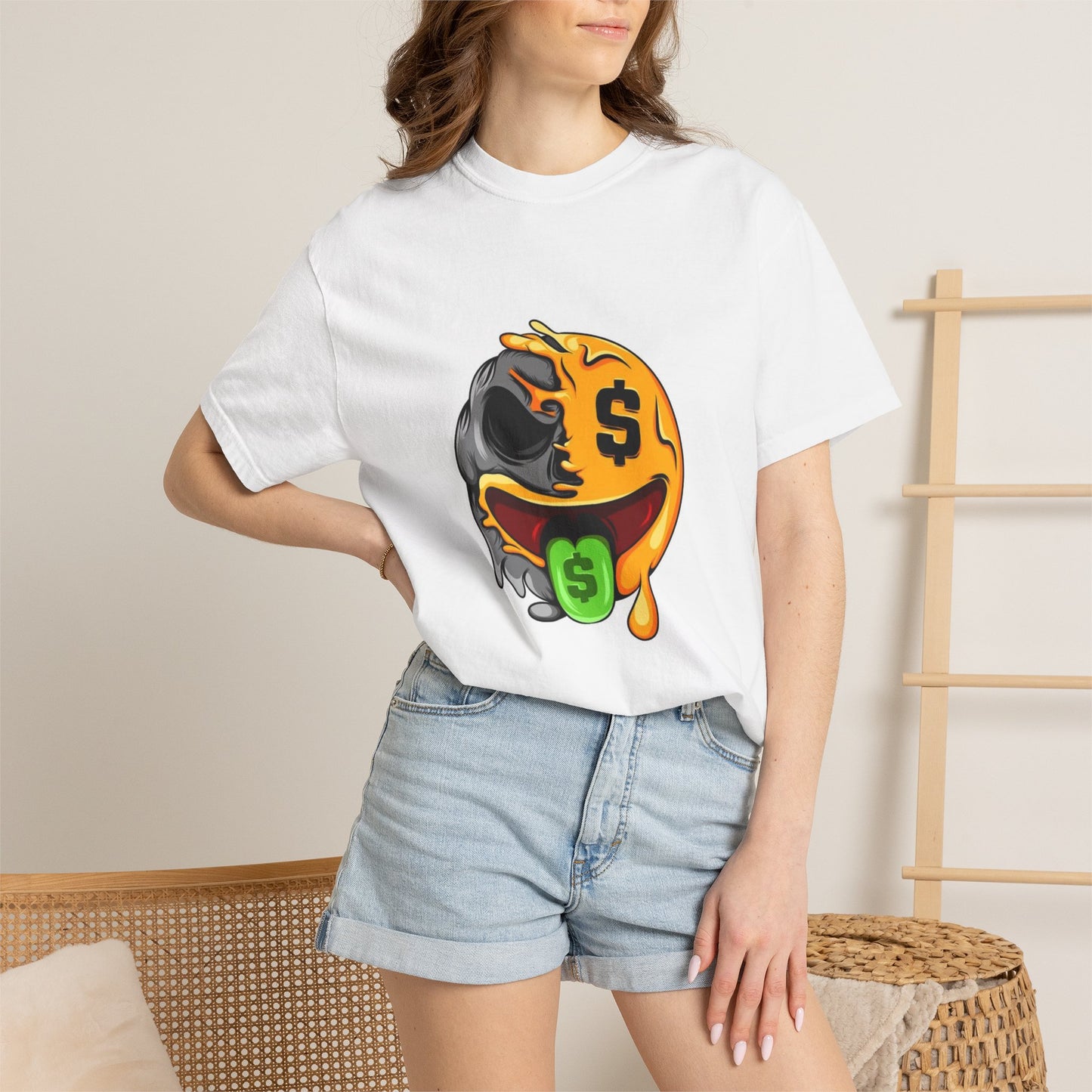 Money Melt Emoticon T-Shirt