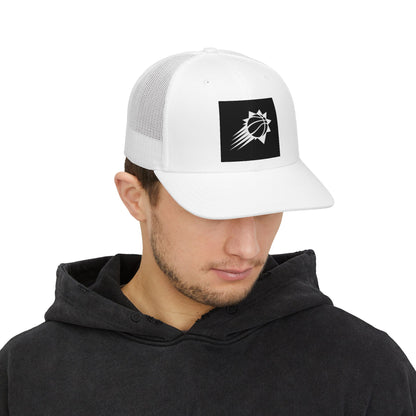 Phoenix Suns Vintage Logo Snapback Trucker Cap — Retro Basketball Mesh Hat