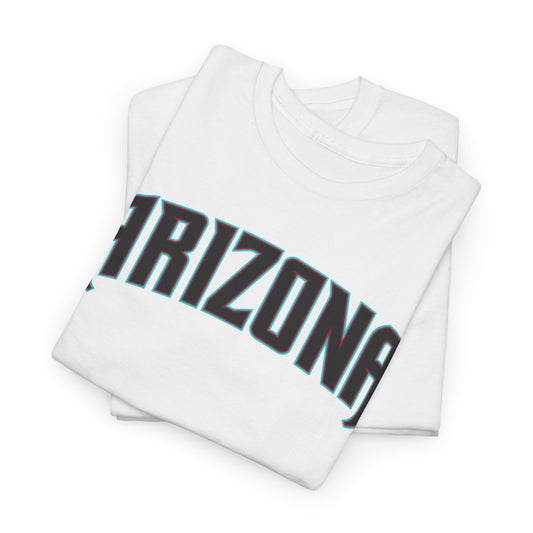 Arizona Diamondbacks T‑Shirt — Retro State Graphic Tee with Snake Logo