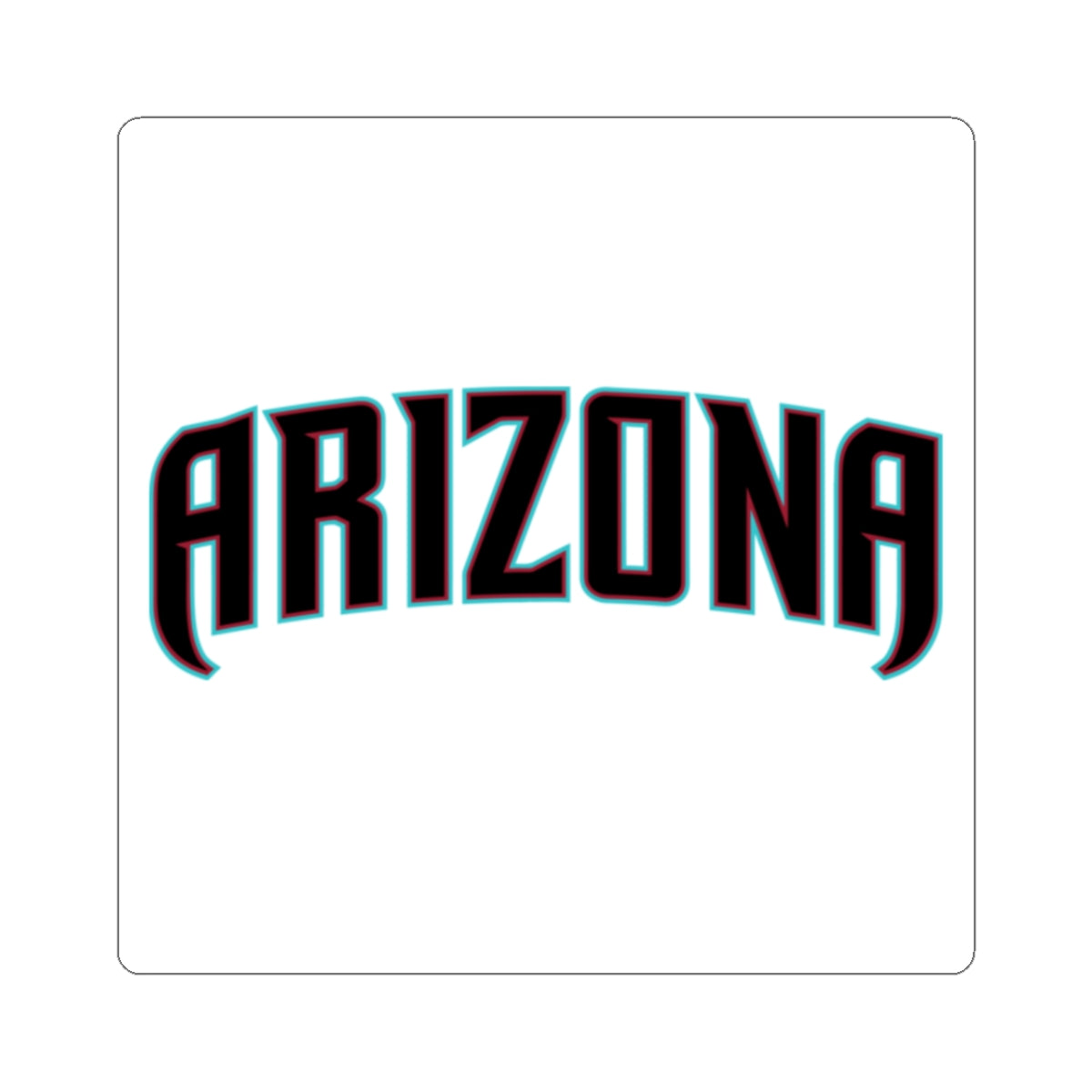 Arizona Diamondbacks Arch Sticker