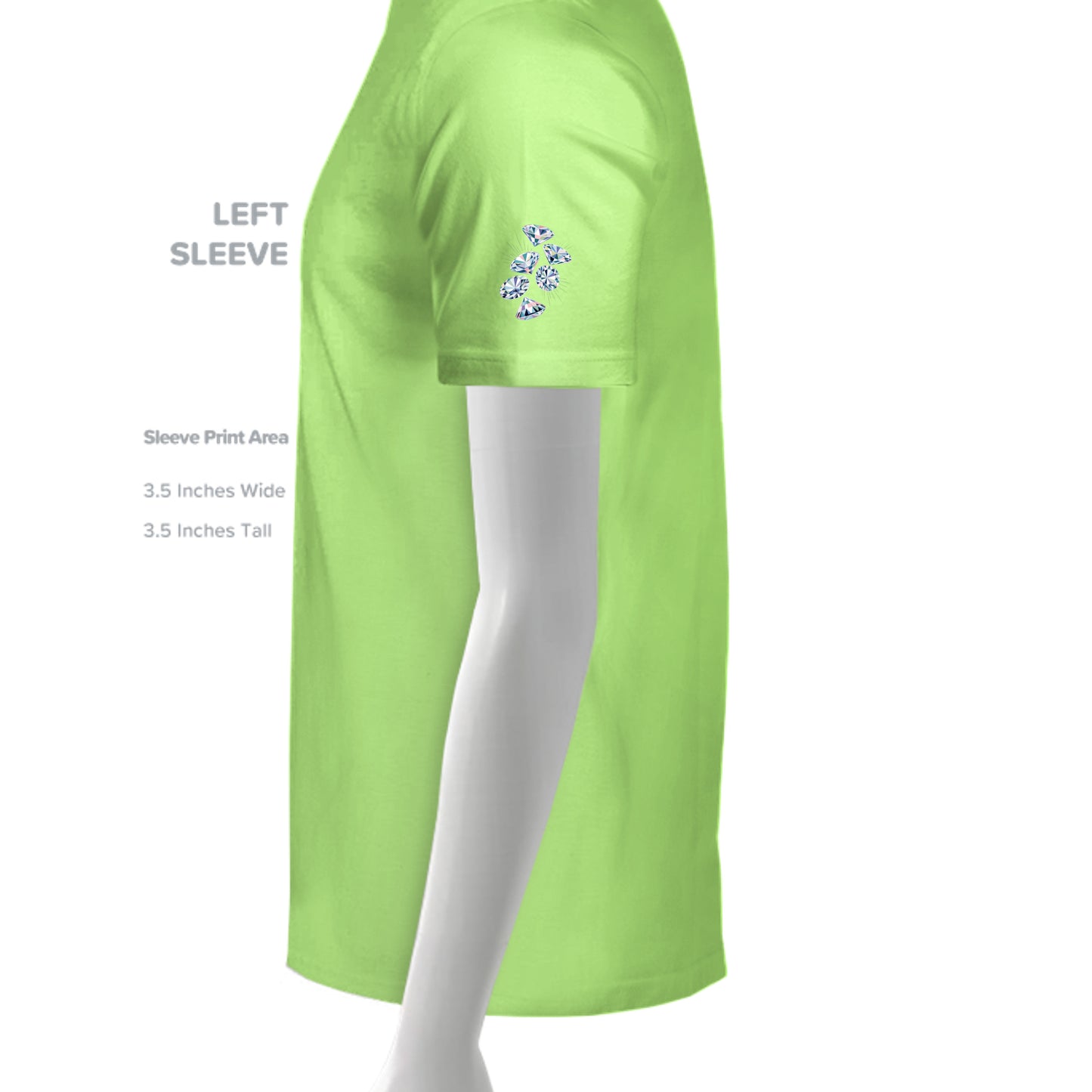 NEON GREEN - G500 - SLEEVE_LEFT