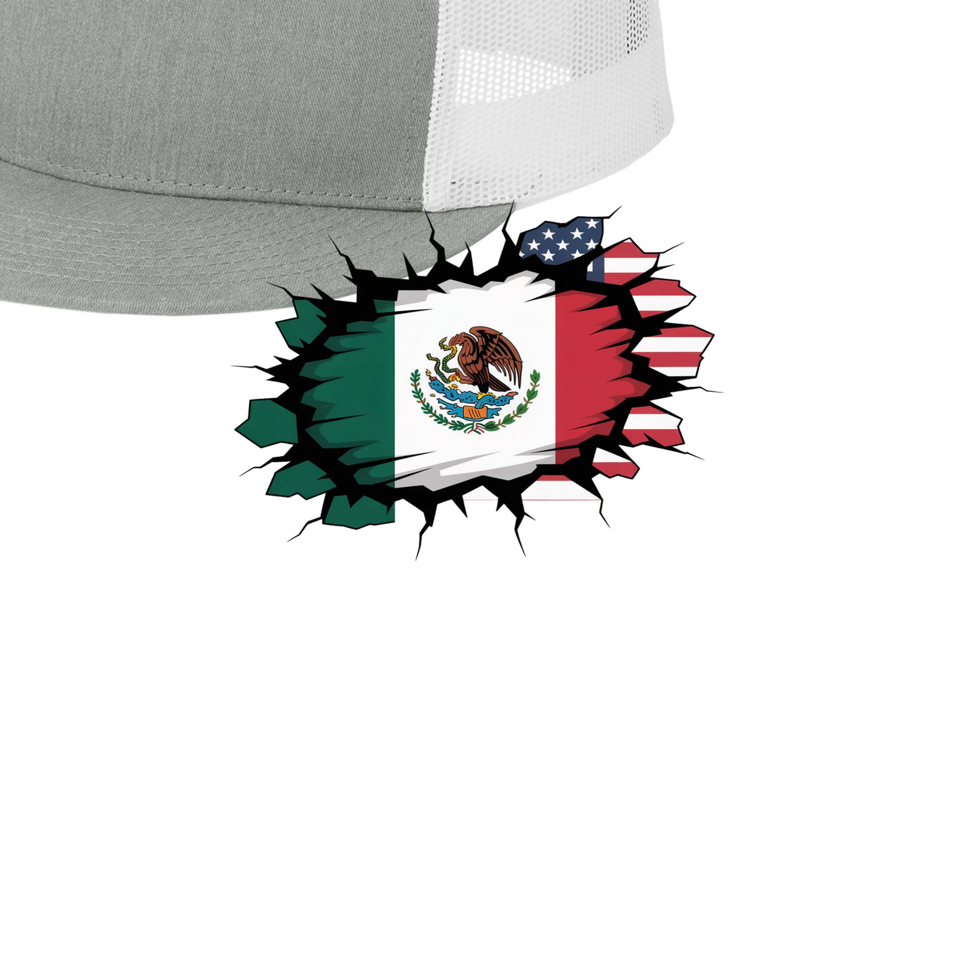 Heather Grey/ White - STC38 - FRONT